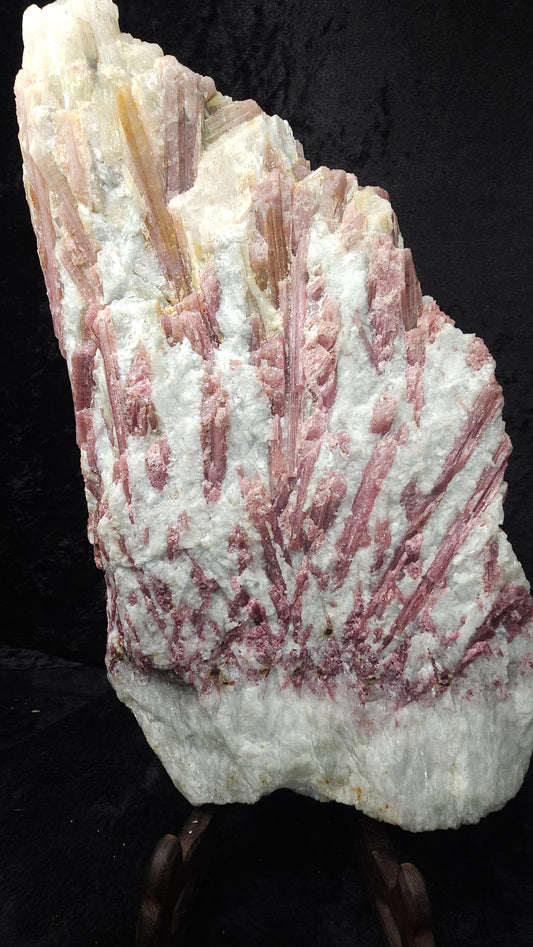 Tourmaline and quartz